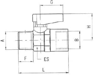 Ball Valves Standard NPT Ball Valves Male X Female NPT
