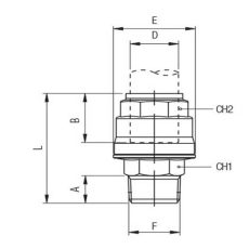 Infinity Male Threaded Connector