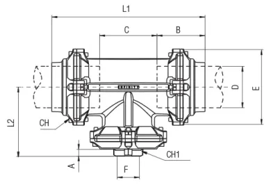 Infinity Female NPT Outlet Reducing Tee