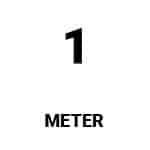 1 meter