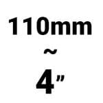 110mm 4 inch
