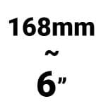 168mm 6 inch