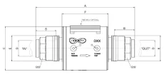 pneumatic axial valve dimensions